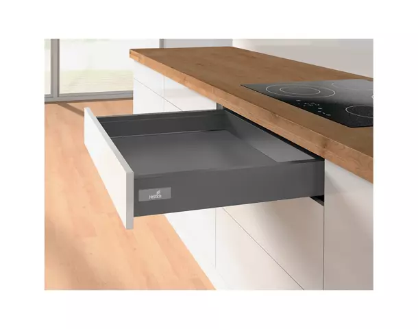 Hettich Ящик Innotech Atira частич/выдв Антрацит 520/070 (9248753)