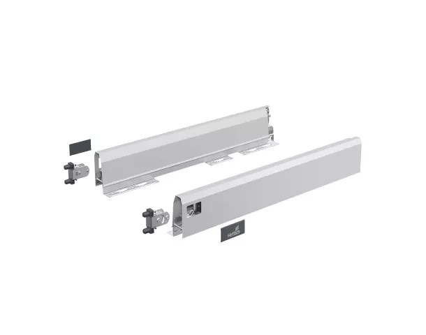 Hettich ArciTech Боковины 450 H94 серебристый (соединители+заглушки) (9150618)