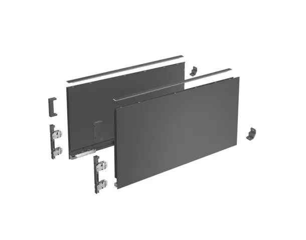 Hettich AVANTECH YOU, H251,NL500,АНТРАЦИТ КОМПЛЕКТ ЯЩИКА  (9255356)