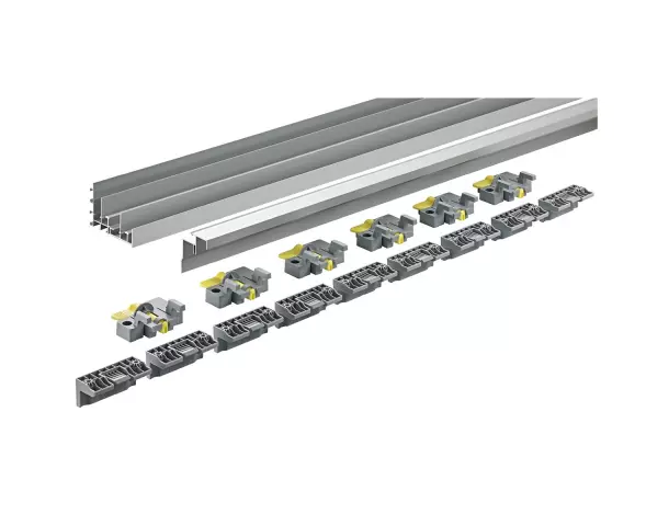 Hettich TOPLINE XL КОМПЛЕКТ ПРОФИЛЕЙ STRONG/STB19.0,L2300, АЛЮМИНИЙ,АНОДИРОВАННЫЙ (9278672)