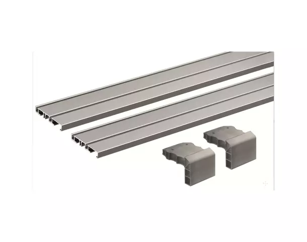 Hettich Slide Line M L2500 Двойной профиль серебристый (9227245) (5968)