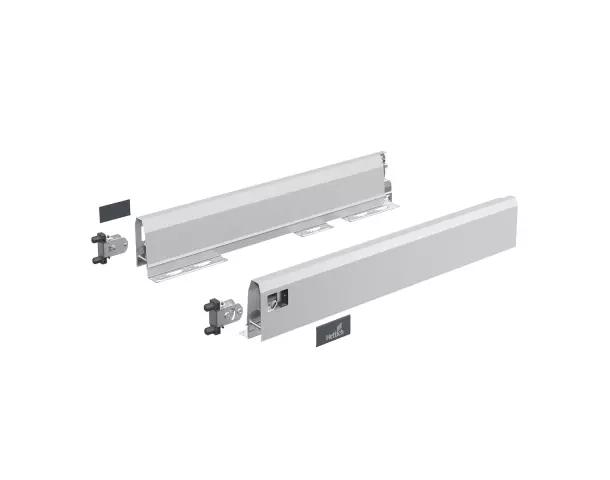 Hettich ArciTech Боковины 270 H94 серебристый (соединители+заглушки) (9150613)