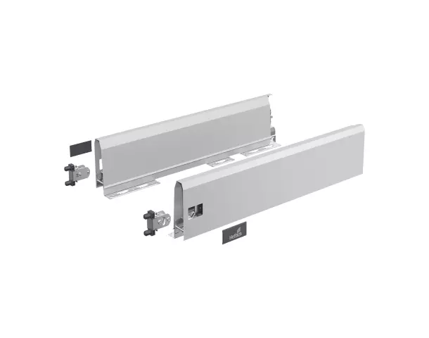 Hettich ArciTech Боковины 450 H126 серебристый (соединители+заглушки) (9150626)