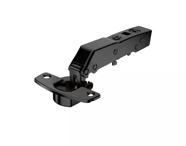 Hettich Петля Sensys 8639I,W45 чёрный обсидиан УГОЛ 95ГР,ЧАШКА TH52D35,НАКЛАДНАЯ, B9, (9091746)