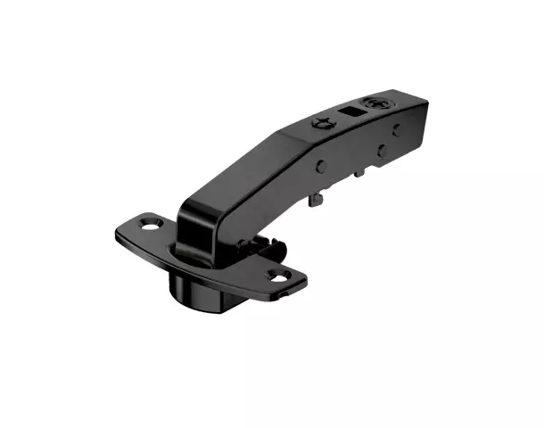 Hettich Петля Sensys 8639I,W90 чёрный обсидиан УГОЛ 95ГР,ЧАШКА TH52D35,ВКЛАДНАЯ, B4, (9091748)