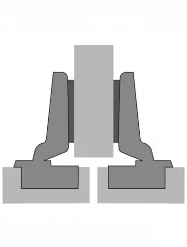 Hettich  Петля Intermat 9943-T42 Полунакладная (1030620) - 7