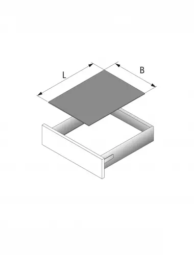 Hettich Коврик противоскользящий NL470 L5000 белый (9209572) - 2