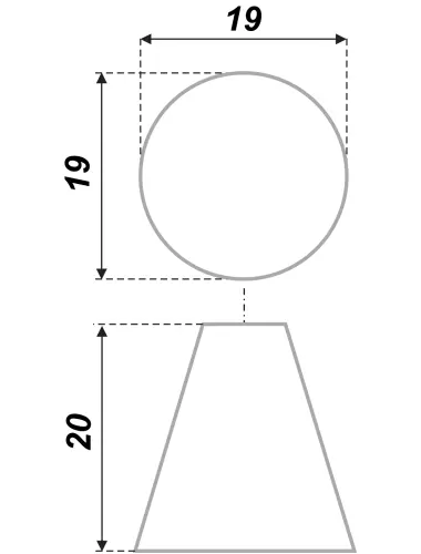 RC012SC.4 (Ручка мебельная) - 1