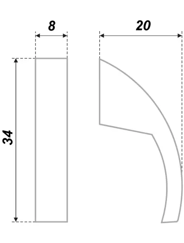 RC102CP.3 (Ручка мебельная) - 1