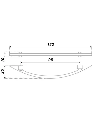 RS004GP.3/96 (Ручка мебельная) - 1