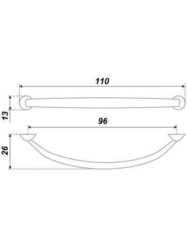 RS009GP.3/96 (Ручка мебельная) - 1