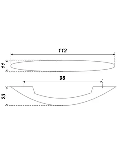 RS011GP.3/96 (Ручка мебельная) - 1