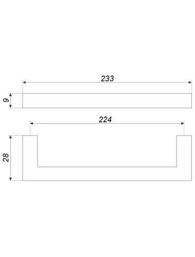 RS043SC.4/224 (Ручка мебельная) - 1