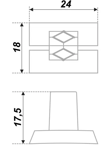 RC405CP/CrT.4 (Ручка мебельная) - 1