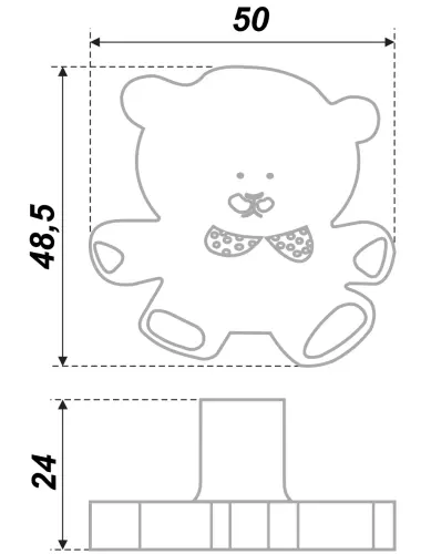 RC512GR.4 (Ручка мебельная) - 1