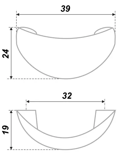 RS001GP.3/32 (Ручка мебельная) - 1