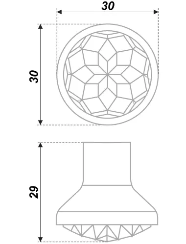 RC421CP/CrT.4 (Ручка мебельная) - 1