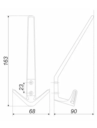 K305.05SC.3 (Крючок мебельный) - 1