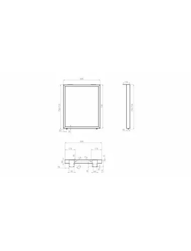 N320BL.1/720 Опора офисная PORTAL - 1