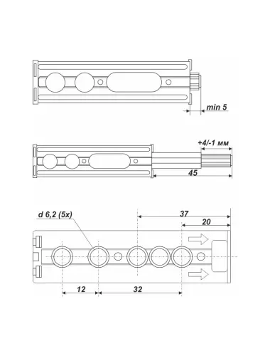 AMF12/SST Толкатель Push-to-Open - 1