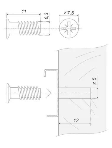 Евровинт 6,3*11 Boyard - 1