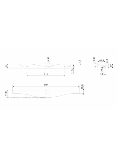 RT008SC.1/416/600 (RT008SC.1/416/600) (Ручка мебельная) - 4