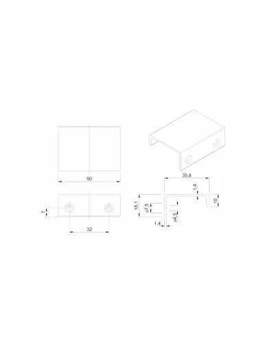 RT109SG.1/32 (Ручка мебельная) - 1