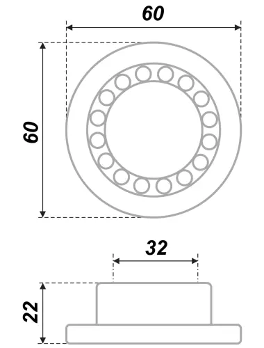 RS265SC.4/32 (Ручка мебельная) - 1