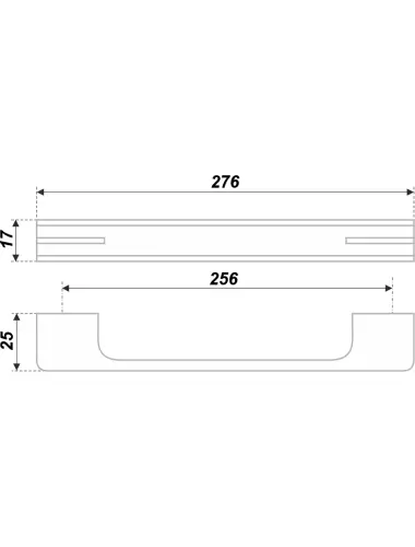 RS267CP/BL.4/256 (Ручка мебельная) - 1