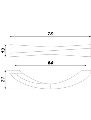 RS276CP/BSN.4/64 (Ручка мебельная) - 1