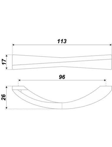 RS276CP/BSN.4/96 (Ручка мебельная) - 1