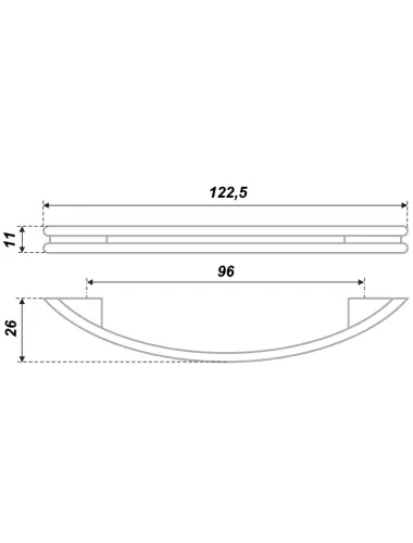 RS217SC.4/96 (Ручка мебельная) - 1