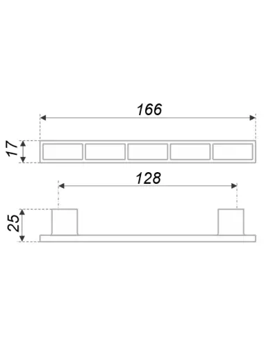 RS282CP/MC5.4/128 (Ручка мебельная) - 1