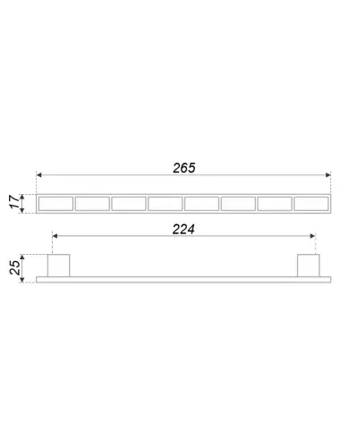 RS282CP/MC8.4/224 (Ручка мебельная) - 1