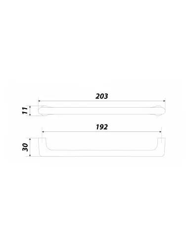 RS290CP.4/192 (Ручка мебельная) - 1