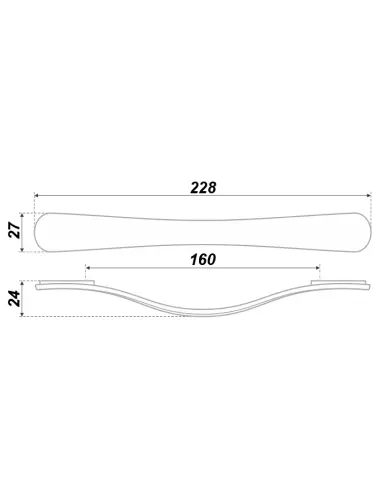 RS063CP.3/160 (Ручка мебельная) - 1