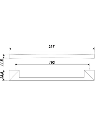 RS184CP.4/192 (Ручка мебельная) - 1