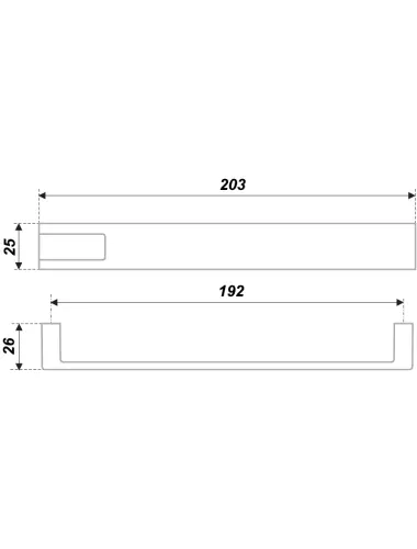 RS189BSN/CP.4/192 (Ручка мебельная) - 1