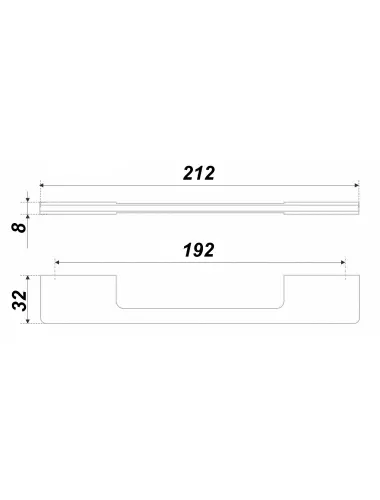 RS193CP.4/192 (Ручка мебельная) - 1