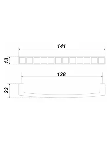 RS120MAB/Bg.4/128 (Ручка мебельная) - 1