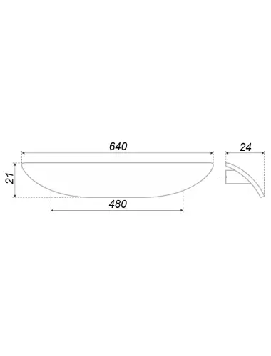 RS155HCP.4/480 (Ручка мебельная) - 1