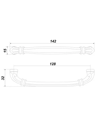 RS439BAZ.4/128 (Ручка мебельная) - 1