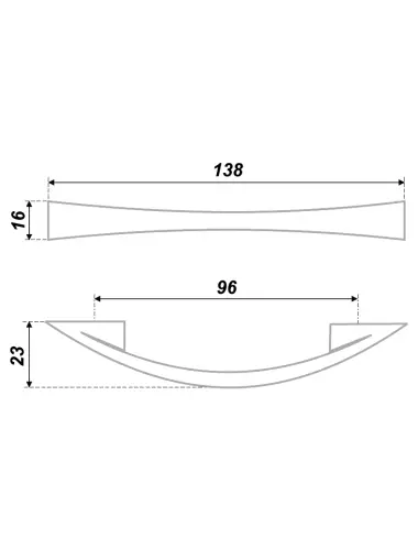 RS805СP.4/96 (Ручка мебельная) - 1