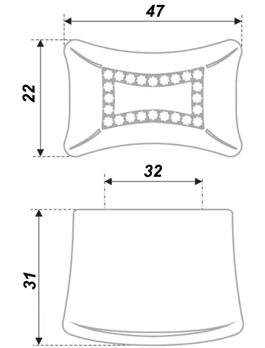 RS423CP/CrT.4/32 (Ручка мебельная) - 1