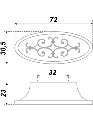 RS412EAB.4/32 (Ручка мебельная) - 1