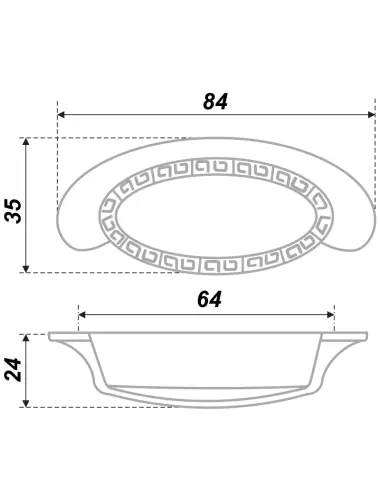 RS414BAB.4/64 (Ручка мебельная) - 1