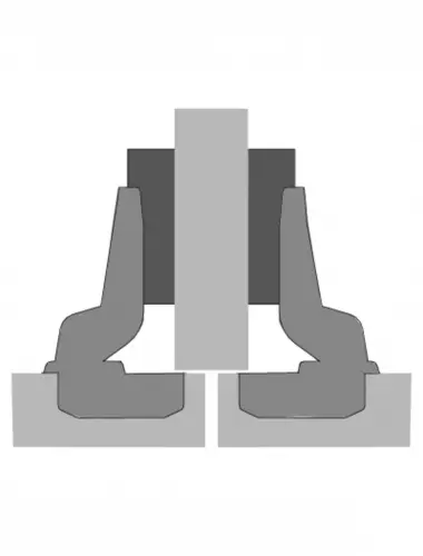 Hettich Петля Slide-On 2333-T42-К09 (200) п/вкл (1078661) - 2