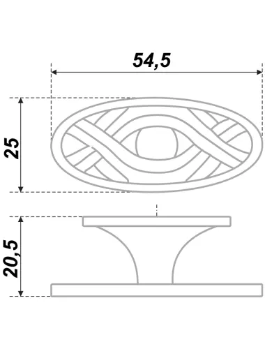 RC404BAZ.4 (Ручка мебельная) - 1