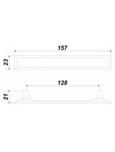 RS123BAZ.4/128/W (Ручка мебельная) - 1