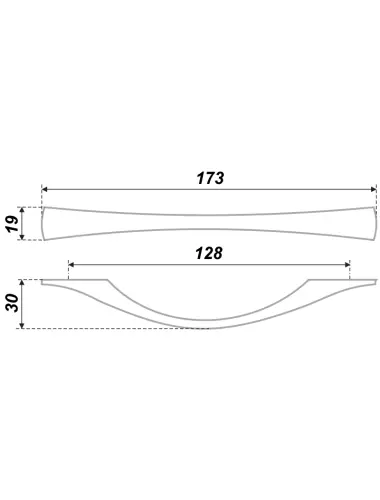 RS034SC.4/128 (Ручка мебельная) - 1